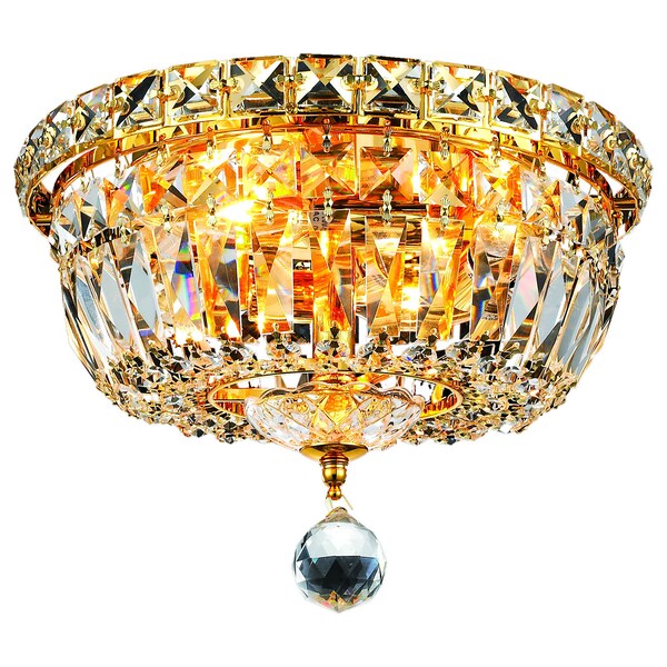 Living District Wiley 4-Light Flush Mount LD2528F10G